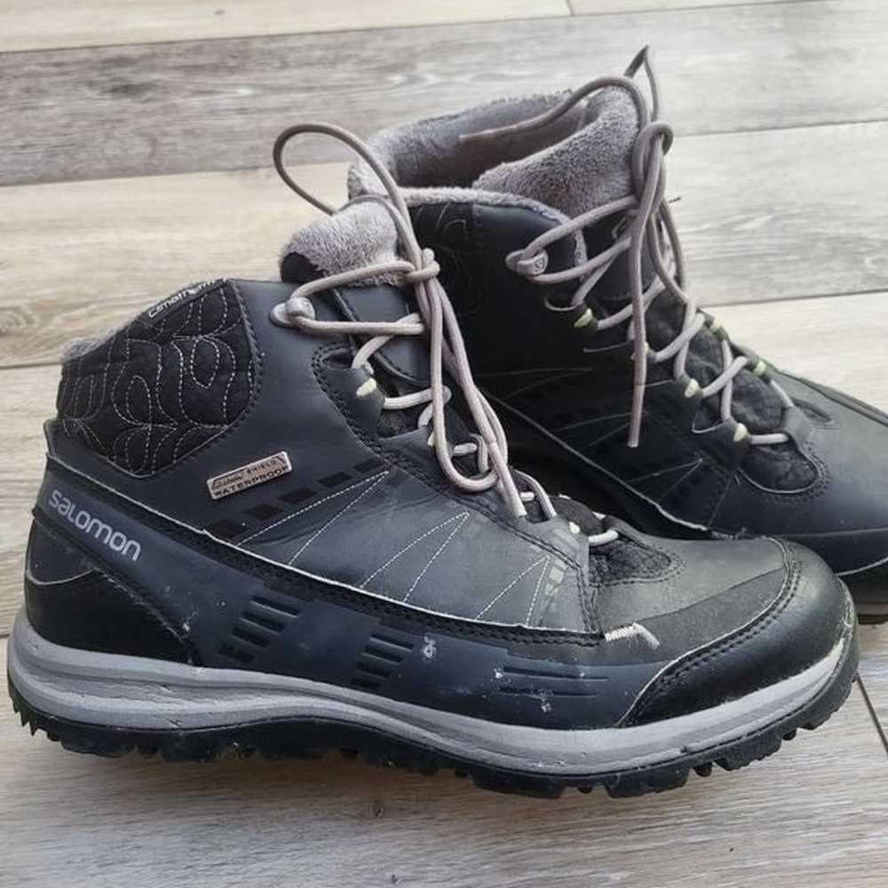 SALOMON KAINA CS WP W SNOW BOOT - Black/grey WOME… - image 5