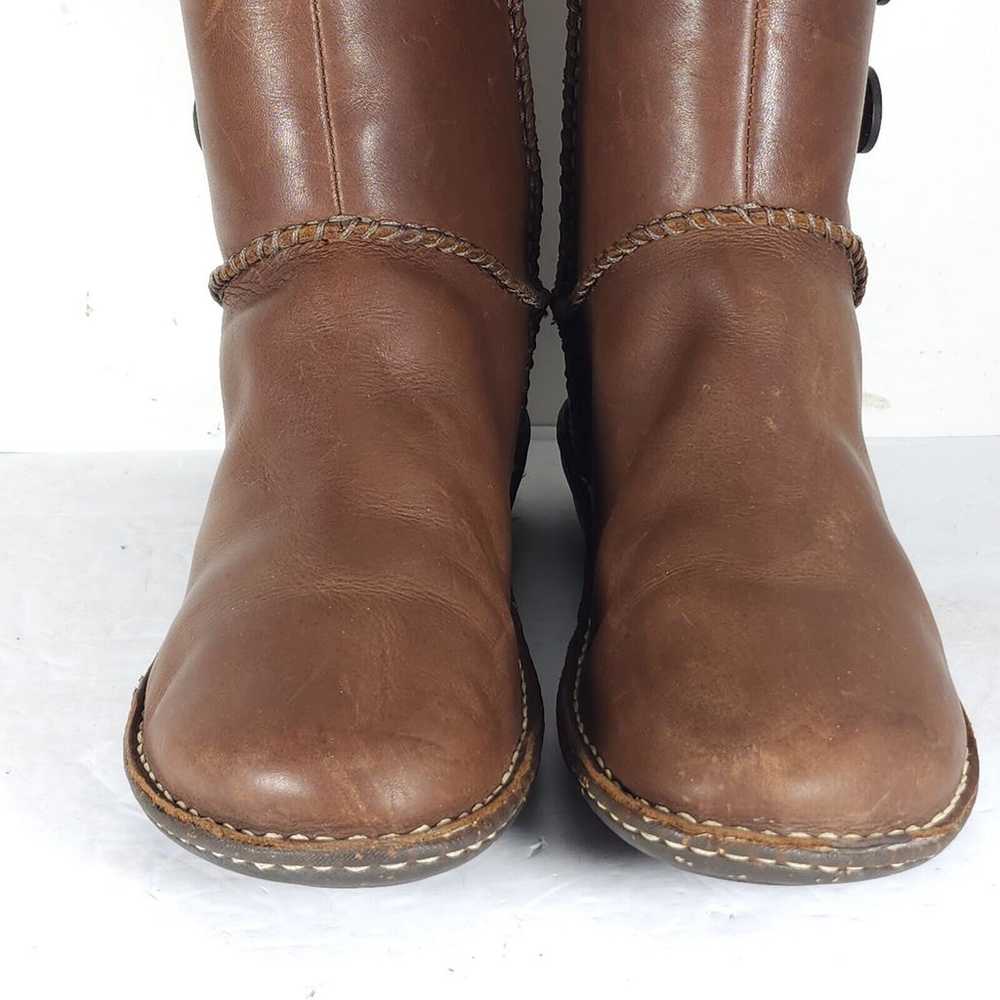 UGG Women's Lillie US10 Brown Leather Sheepskin L… - image 4