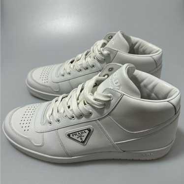 Prada Prada Downtown Mid-Top Sneakers White Men’s… - image 1