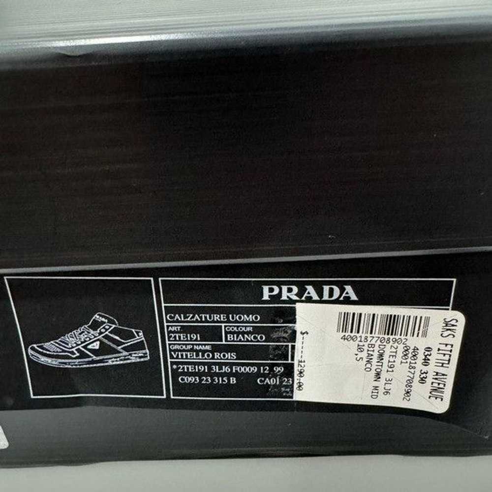 Prada Prada Downtown Mid-Top Sneakers White Men’s… - image 6