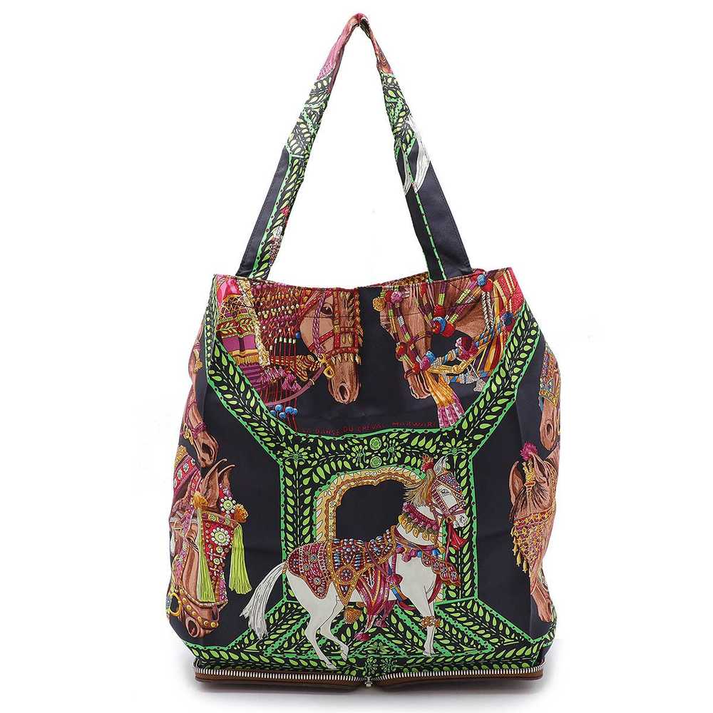 Hermes Hermes Hermes Silky Pop Eco Tote Bag Silk … - image 4