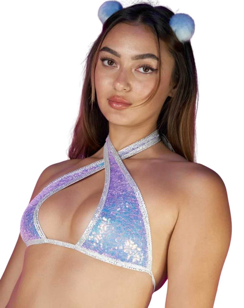 Freedom Rave Wear RW Lavender Sugar Nova Cross Ti… - image 1