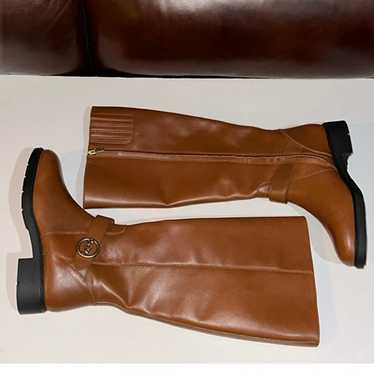 Coach Leather Tall Riding Boots