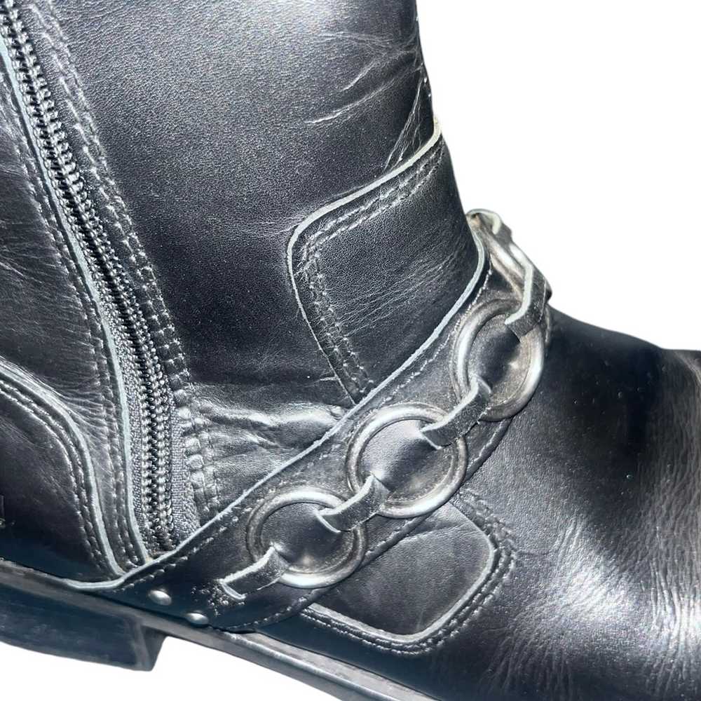 Harley Davidson  Women Helen  Black Leather Boots… - image 5