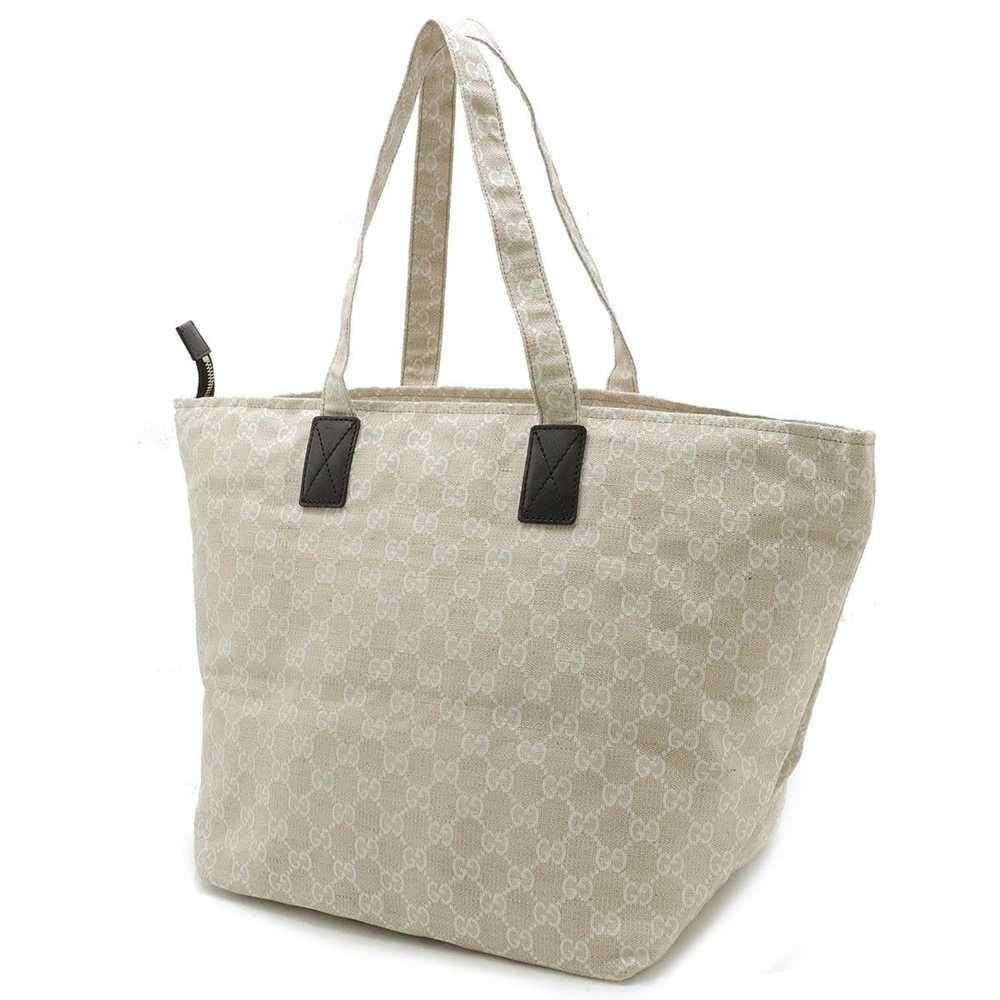 Gucci Gucci Gucci Museo GG Canvas Leather Tote Ba… - image 2