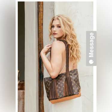 VINTAGE BOHO LV Bag Customized - image 1