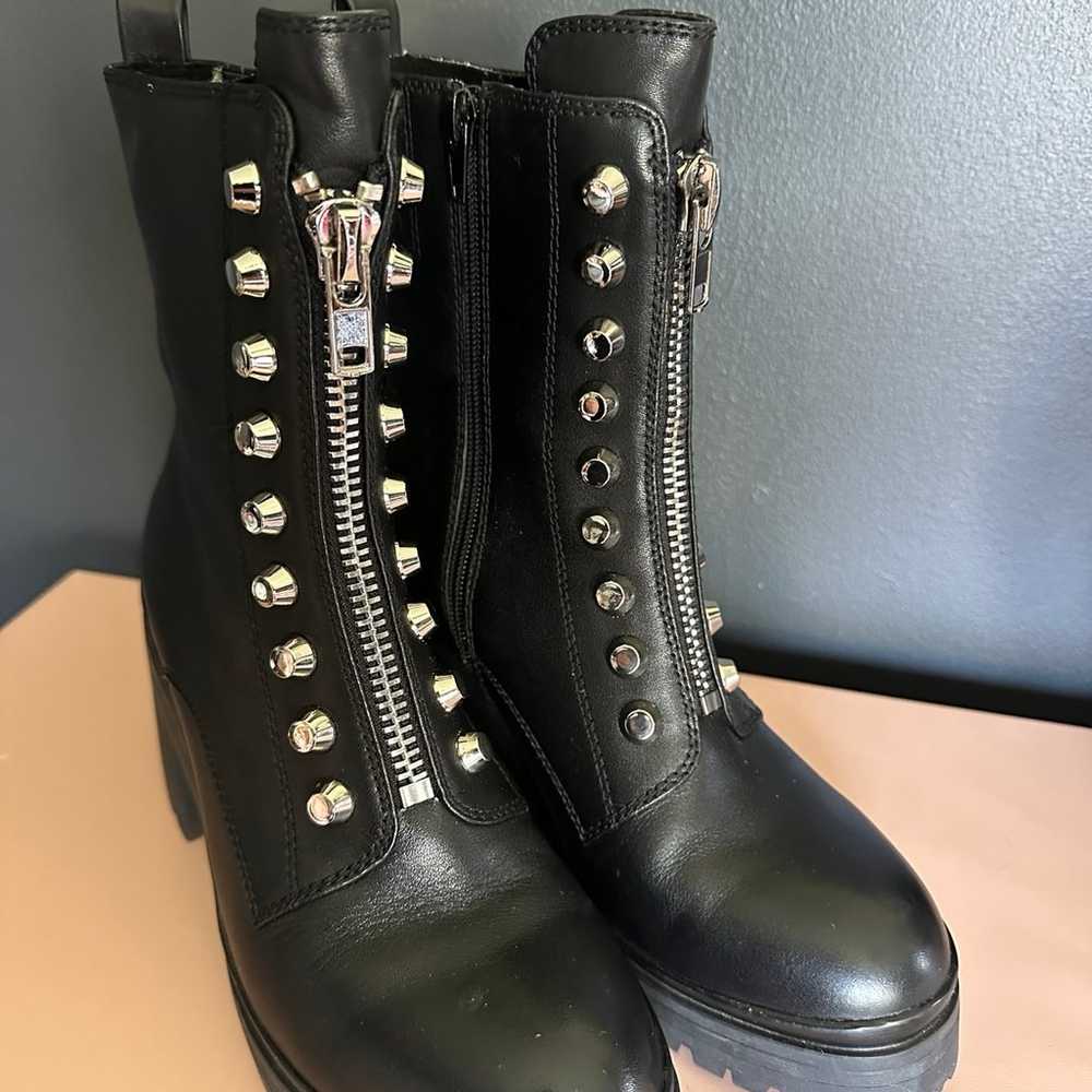 jeffrey campbell studded leather boots - image 1