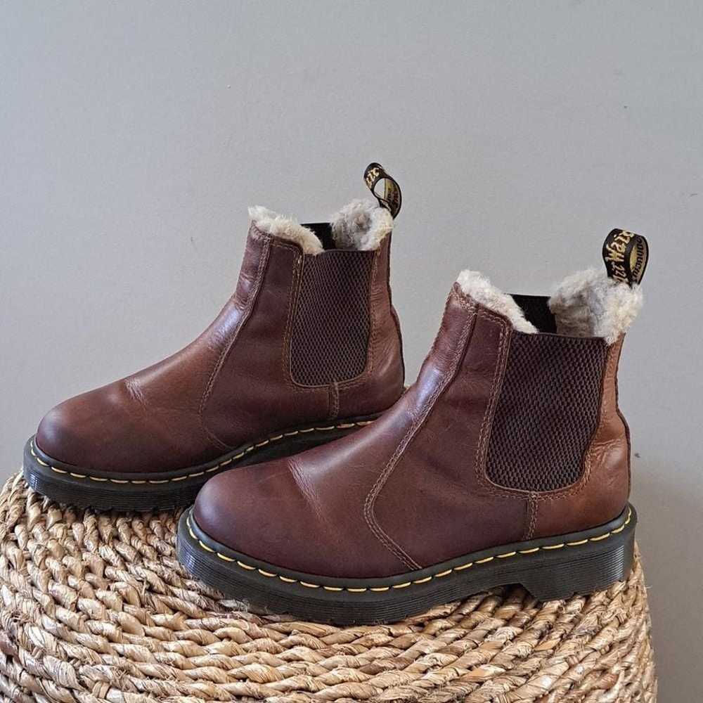 Dr. Martens Womens Leonore Faux Fur Lined Chelsea… - image 2