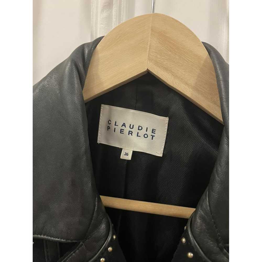 Claudie Pierlot Leather biker jacket - image 2