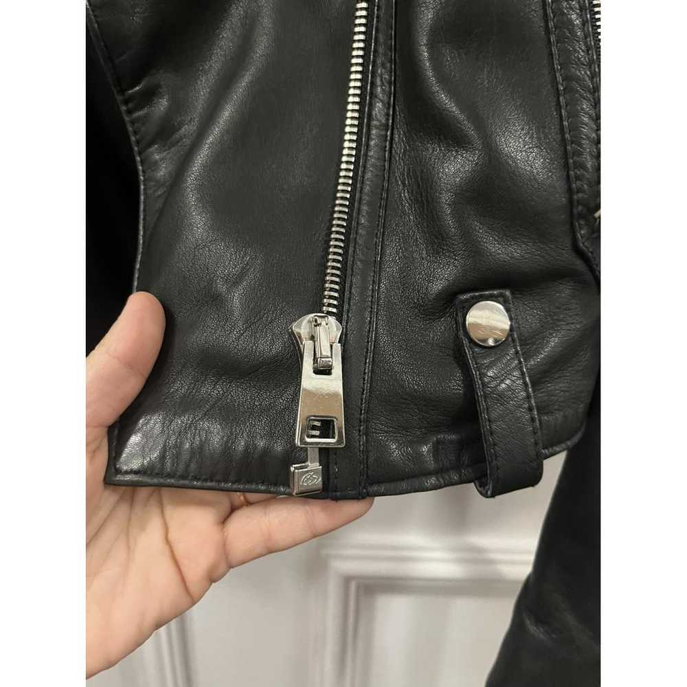 Claudie Pierlot Leather biker jacket - image 4