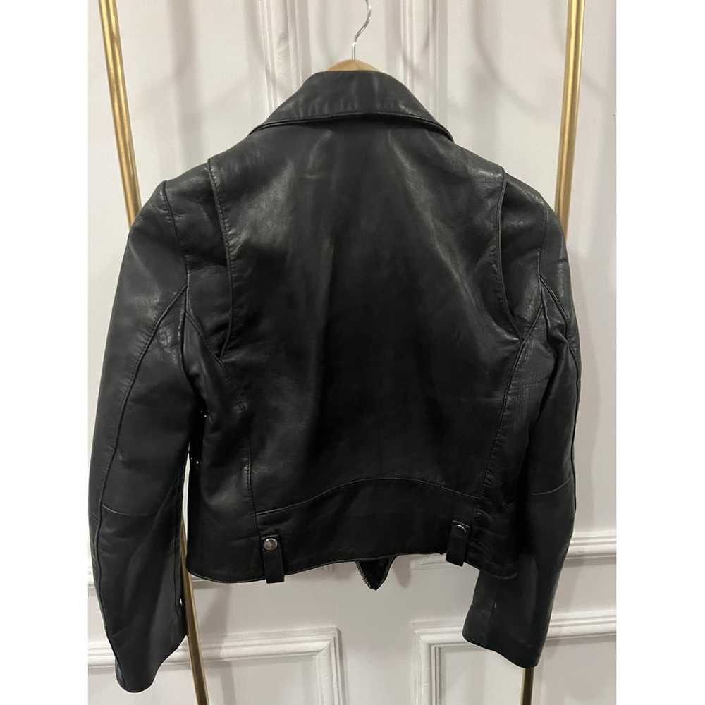 Claudie Pierlot Leather biker jacket - image 7