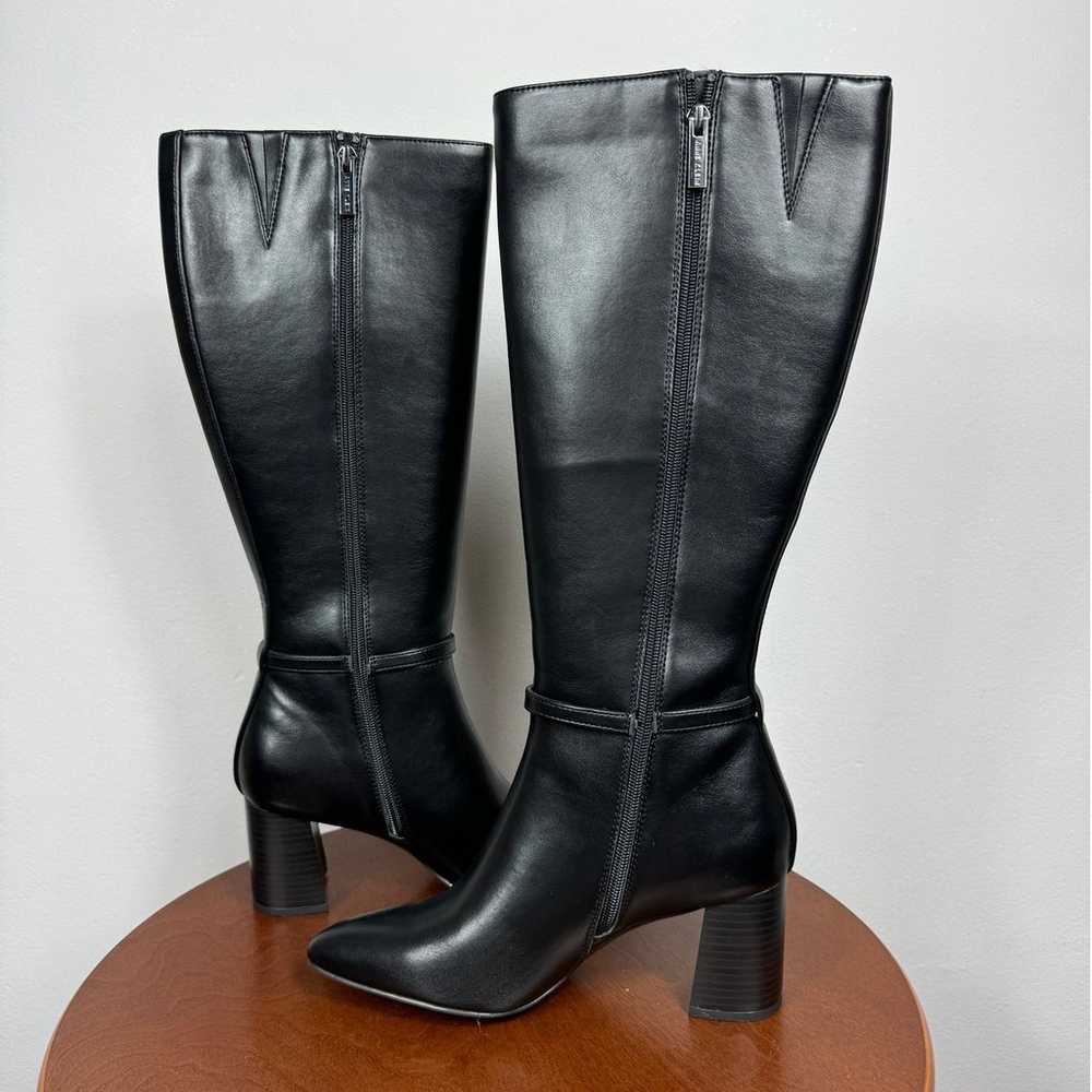 Anne Klein Brenice Tall Boots in Black Faux Leath… - image 5