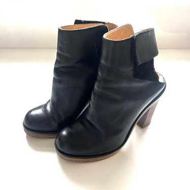 MM6 Maison Margiela Leather Boots Black Size 35 - image 1