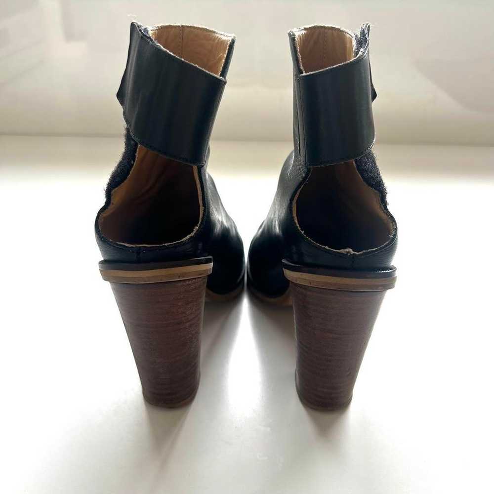 MM6 Maison Margiela Leather Boots Black Size 35 - image 4