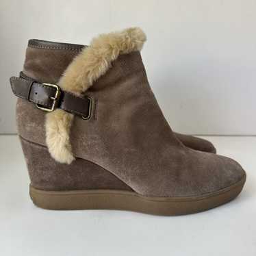 Aquatalia Ankle Boots Cameron Weatherproof Suede … - image 1