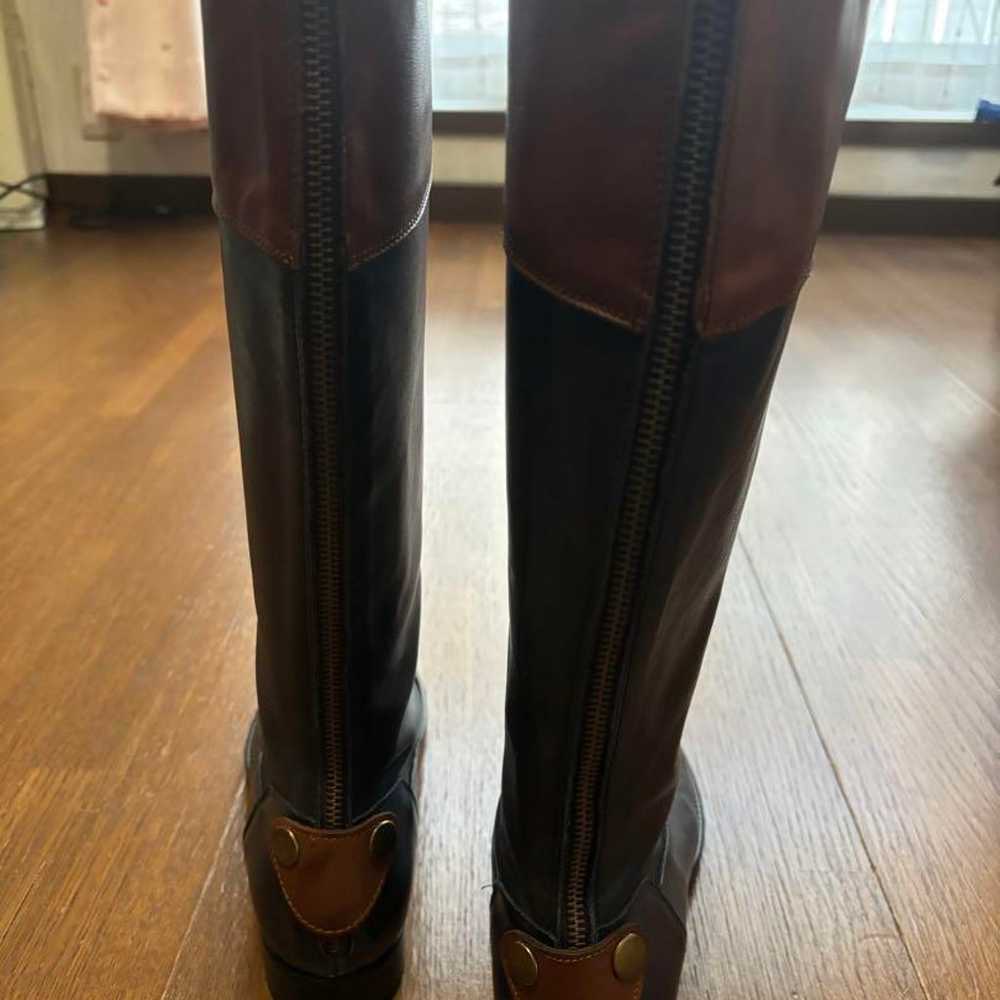 Import Italian leather long boots. - image 2