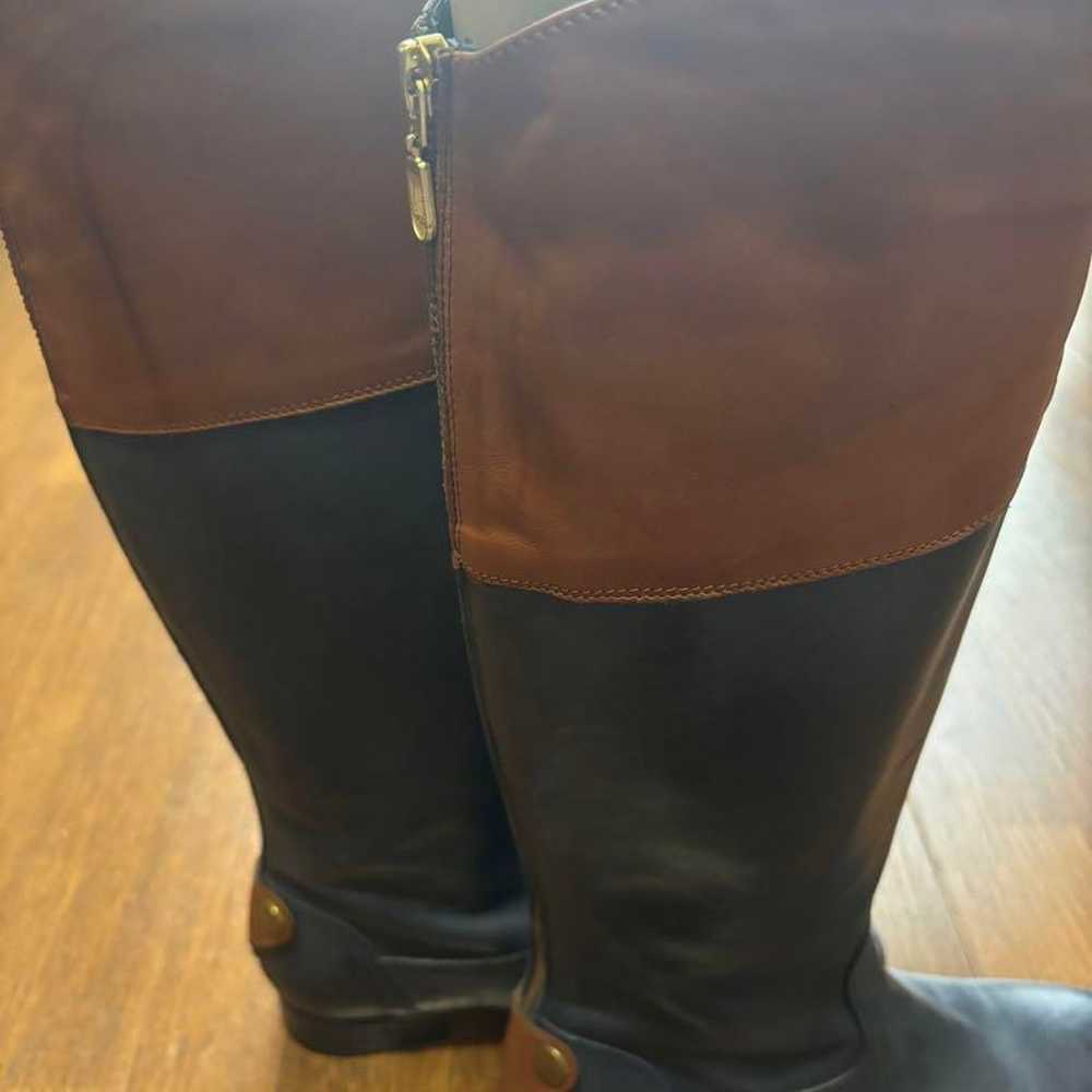 Import Italian leather long boots. - image 4