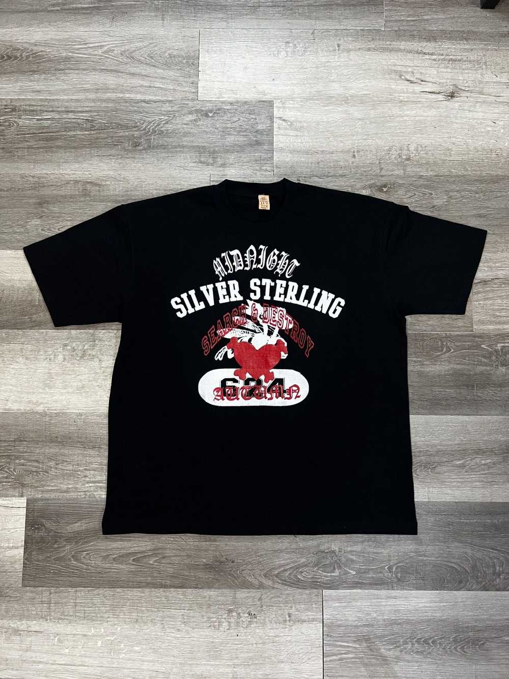 Vintage Silver sterling double sided t shirt - image 1