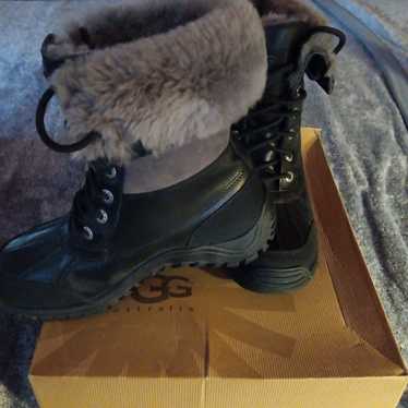 UGG Australia Black Leather Boots