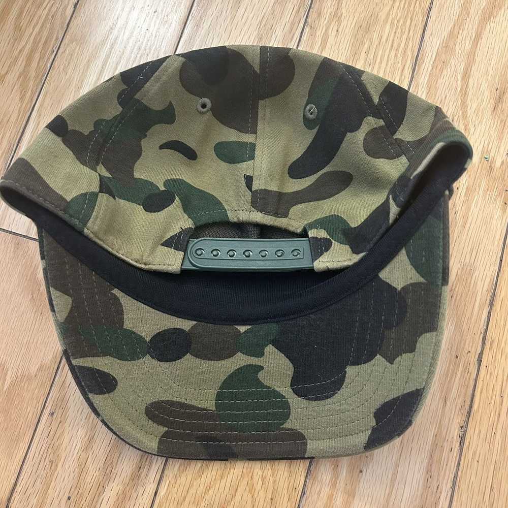 Bape Bape Baseball Cap Green Camo Logo - image 2