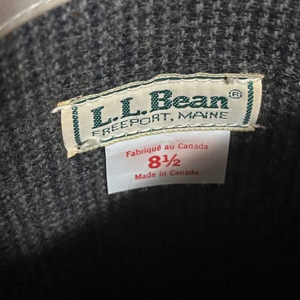 L.L. Bean Boots VTG Womens Canada Gray Taupe Tall… - image 11