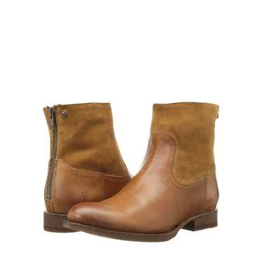 Frye Jamie Leather Suede Back Zip Western Style A… - image 1