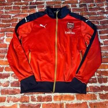 [超レア]　Puma Arsenal トラックレッドジャケット 2017-18 Arsenal Puma Track Jacket (S)