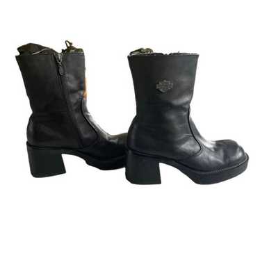 Harley-Davidson Women's Black Leather Boots - Size