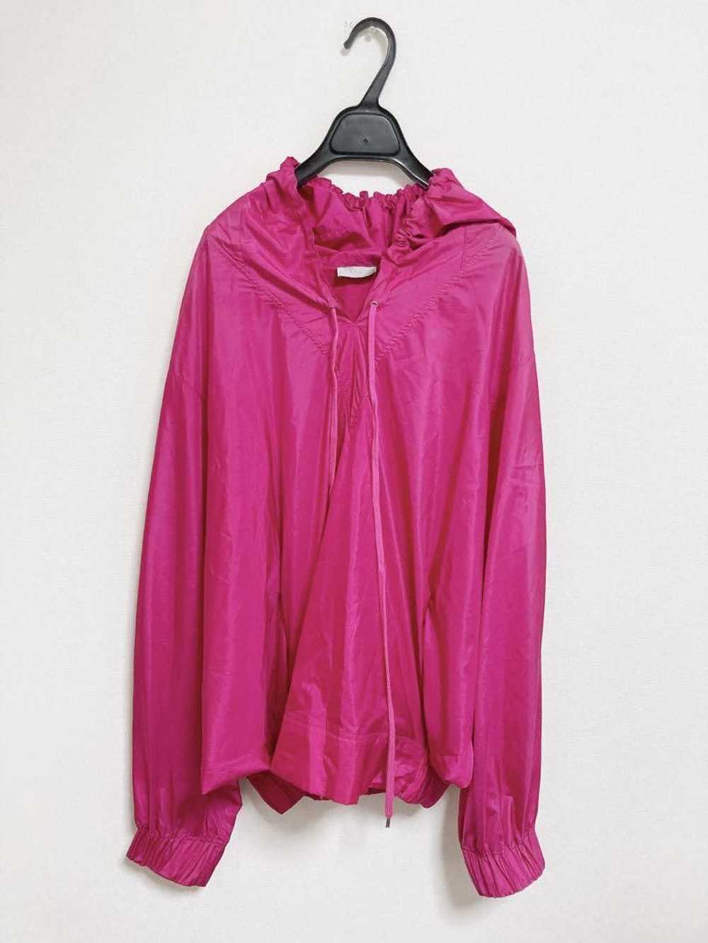 Dior × Kris Van Assche Magenta rare silk dolman a… - image 2