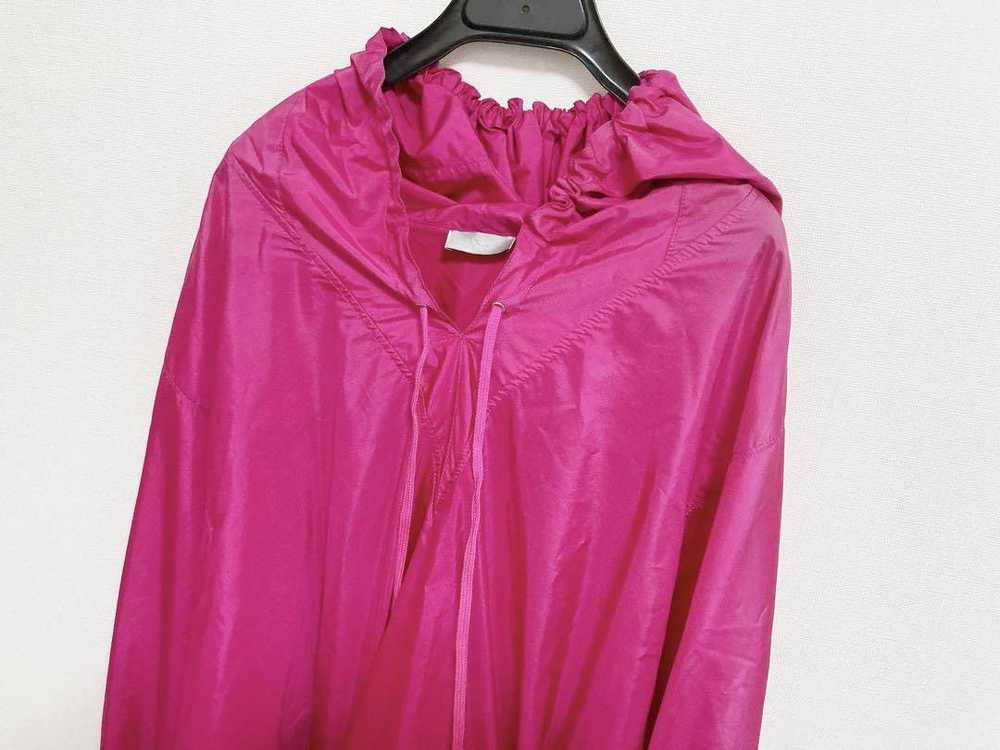 Dior × Kris Van Assche Magenta rare silk dolman a… - image 3