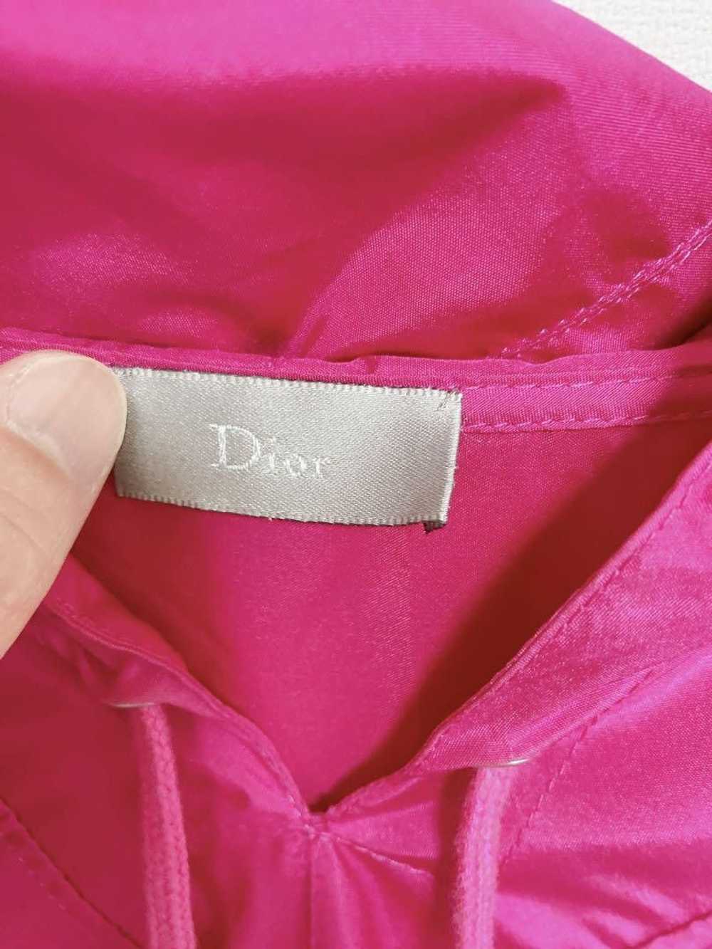 Dior × Kris Van Assche Magenta rare silk dolman a… - image 9