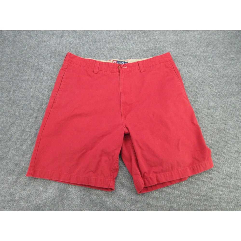 Chaps Ralph Lauren Chaps Shorts Adult 36 Red Casu… - image 1