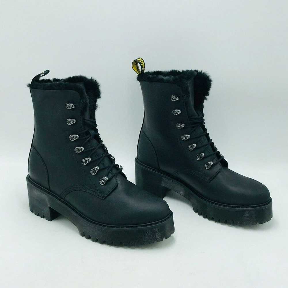 Dr. Martens Women's 11 Leona Fur Lined Heeled Boo… - image 2