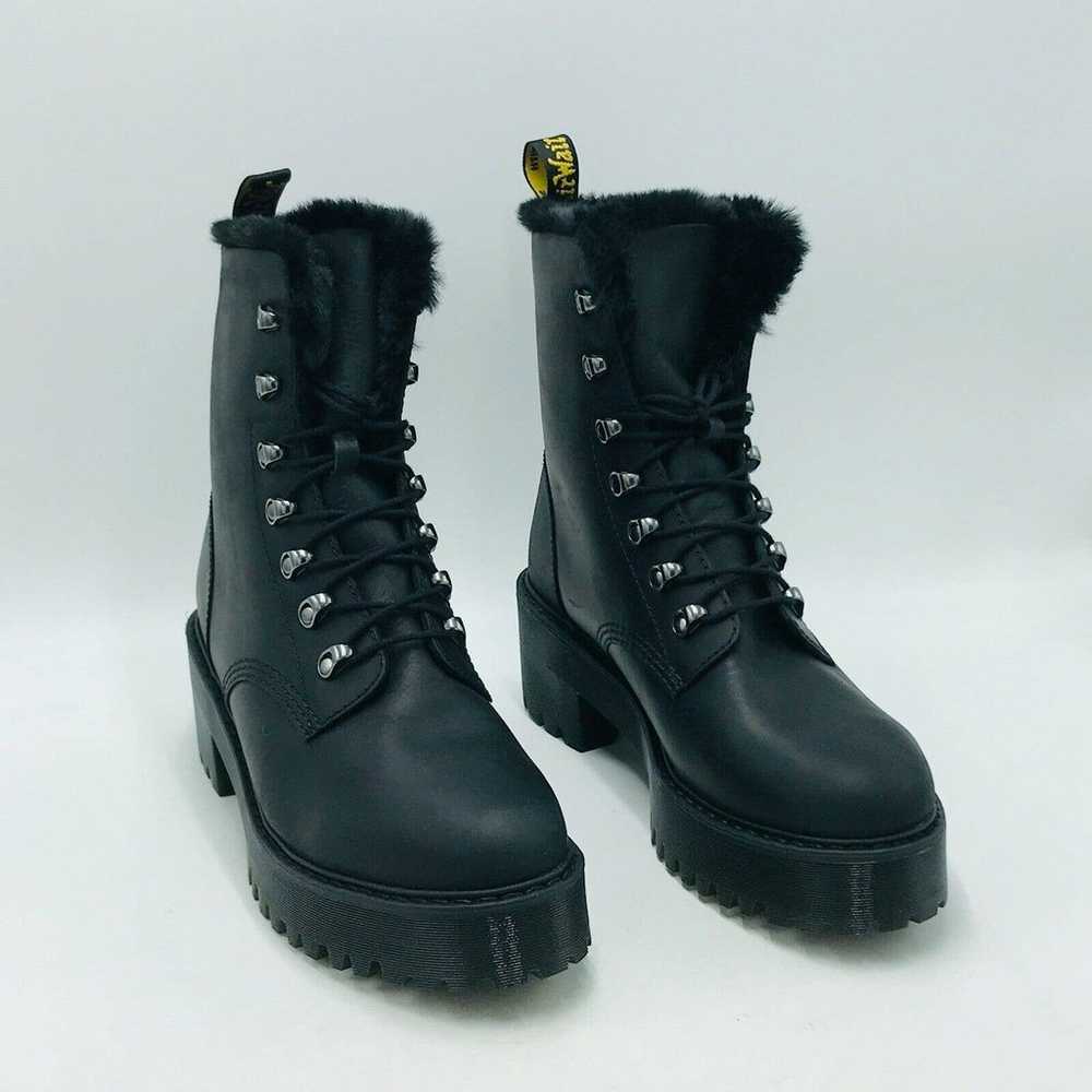 Dr. Martens Women's 11 Leona Fur Lined Heeled Boo… - image 3