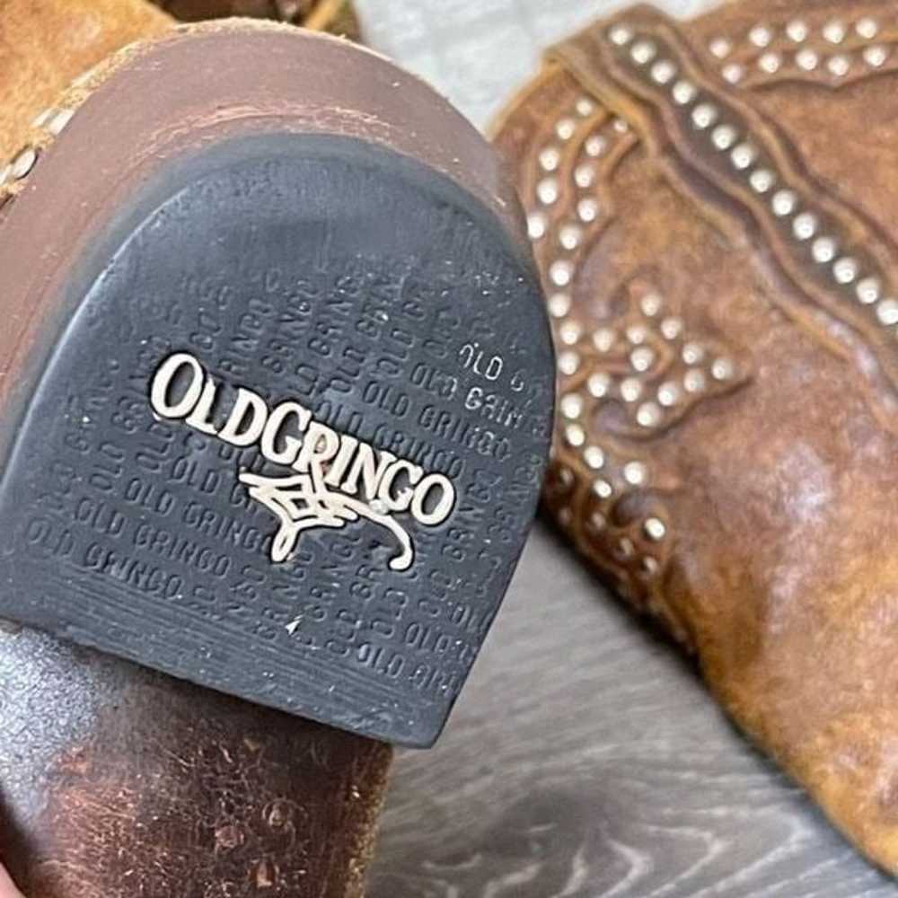 Old Gringo Distressed Leather and Studded Cowboy … - image 10