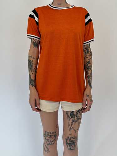 1980s Durene Orange Jersey T Shirt