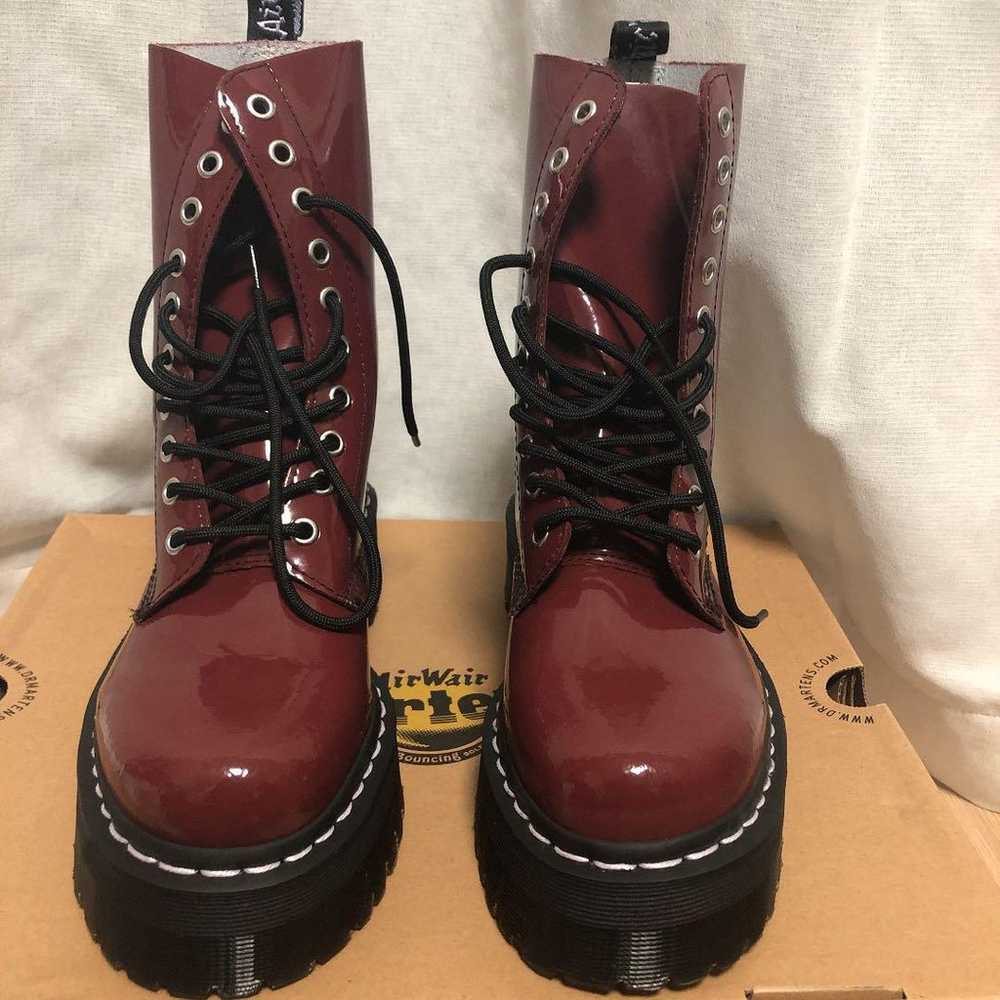 Dr. Martens AGGY 1490 Wine Red 10-Hole UK5 - image 1