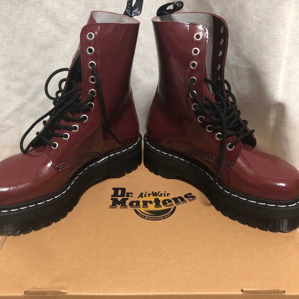 Dr. Martens AGGY 1490 Wine Red 10-Hole UK5 - image 3