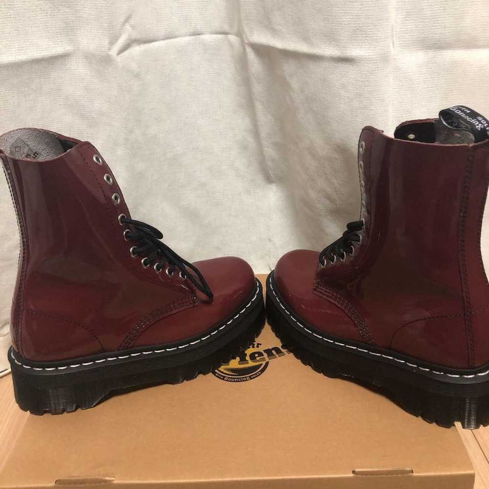 Dr. Martens AGGY 1490 Wine Red 10-Hole UK5 - image 4