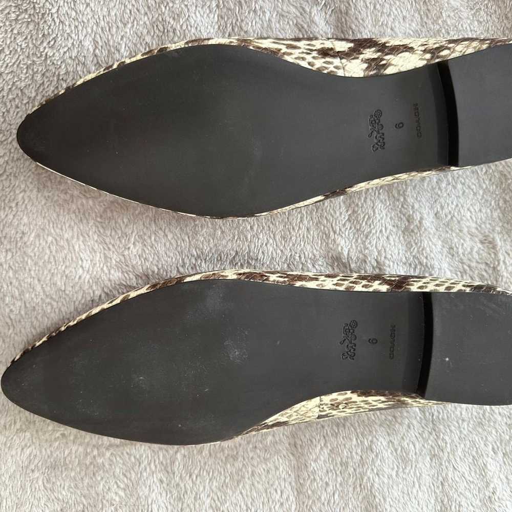 Coach pointy Flats Size 6 - image 2