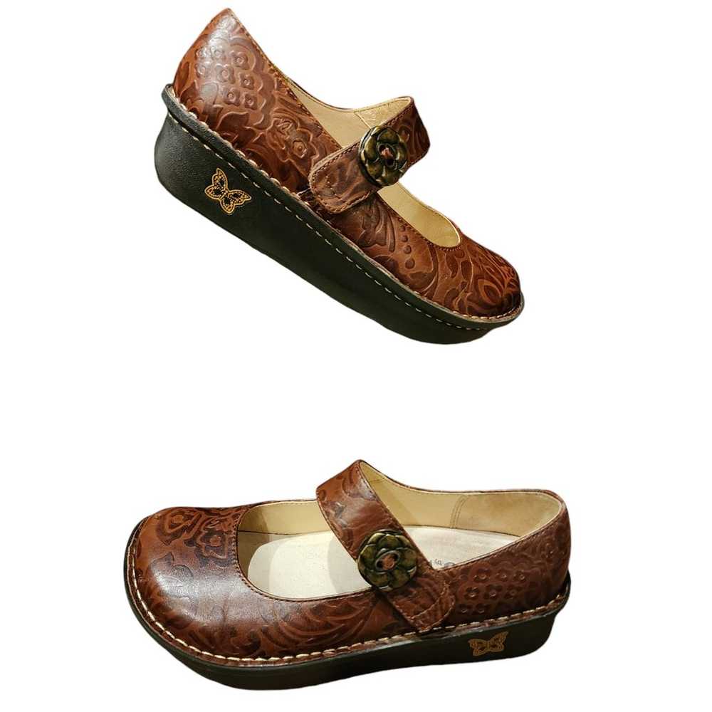 Alegria Paloma Slip On Mary Jane Women Brown Size… - image 2