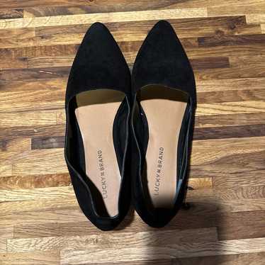 Lucky brand black flats size 10 - image 1