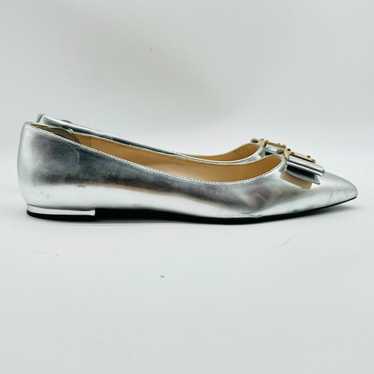 Cole Haan Shoes Womens 8 Silver Leather Ballet Fl… - image 1