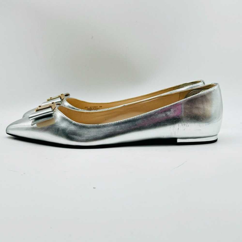 Cole Haan Shoes Womens 8 Silver Leather Ballet Fl… - image 5