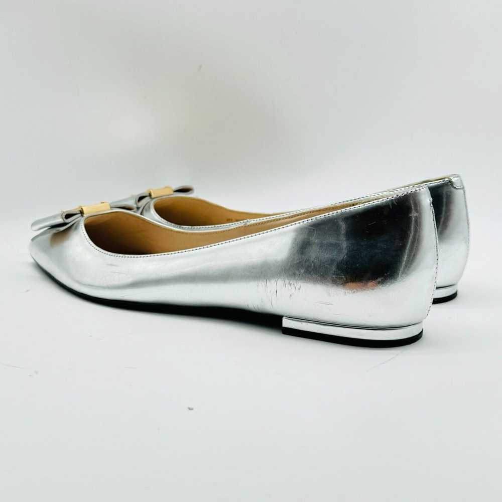 Cole Haan Shoes Womens 8 Silver Leather Ballet Fl… - image 6