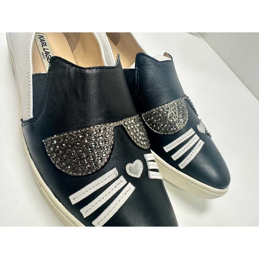 Karl Lagerfeld Paris Avery Cat Leather Shoes Wome… - image 10