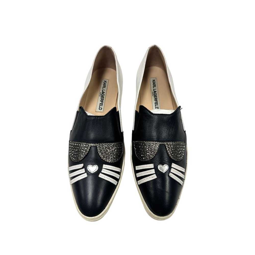 Karl Lagerfeld Paris Avery Cat Leather Shoes Wome… - image 1