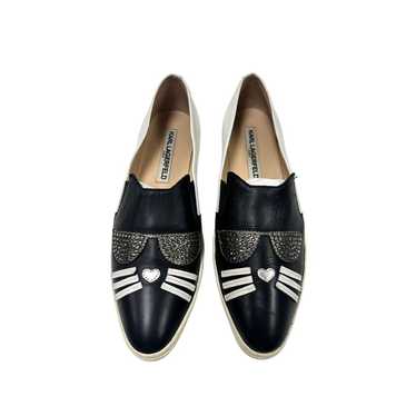 Karl Lagerfeld Paris Avery Cat Leather Shoes Wome… - image 1