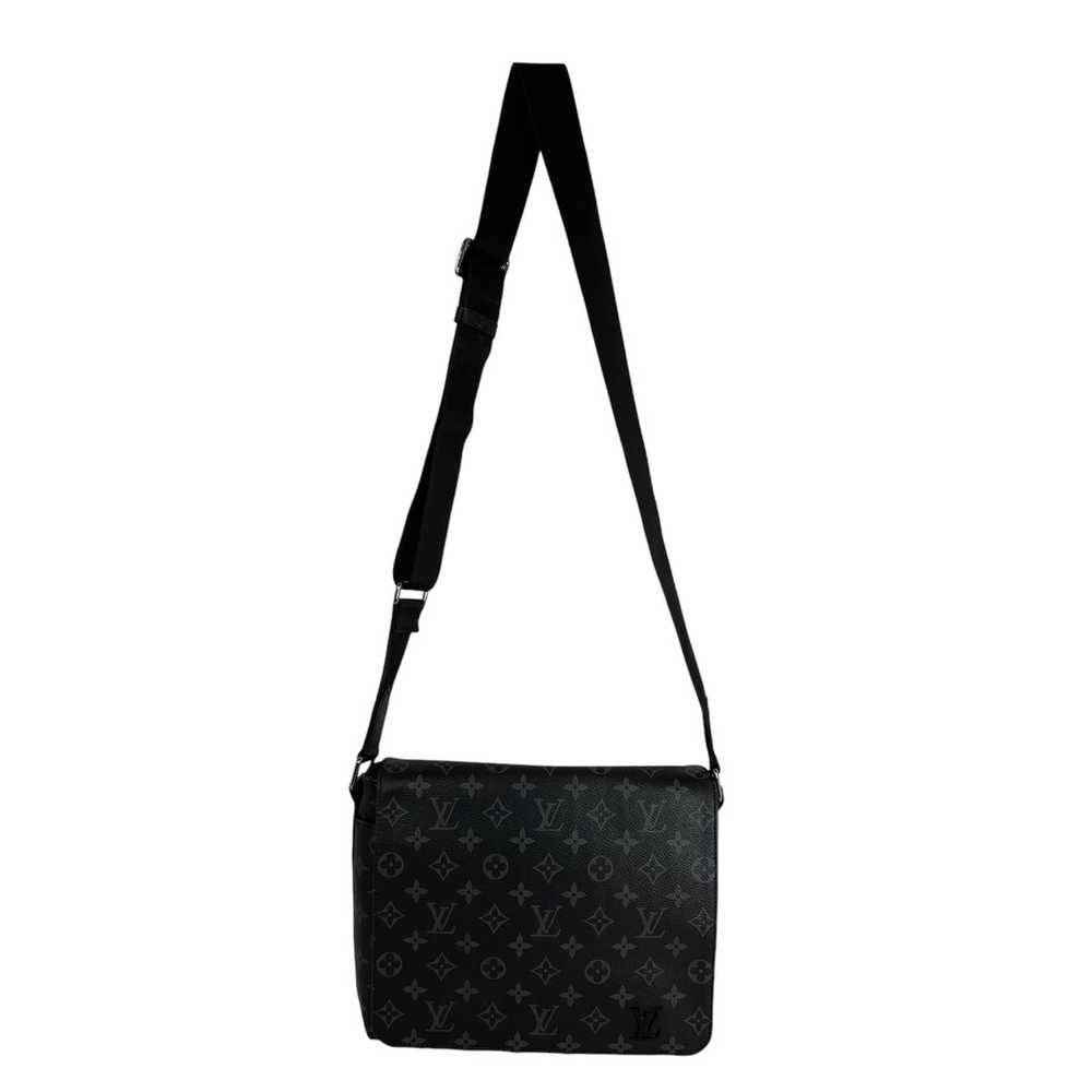 LOUIS VUITTON/Cross Body Bag/Monogram/Leather/BLK… - image 1