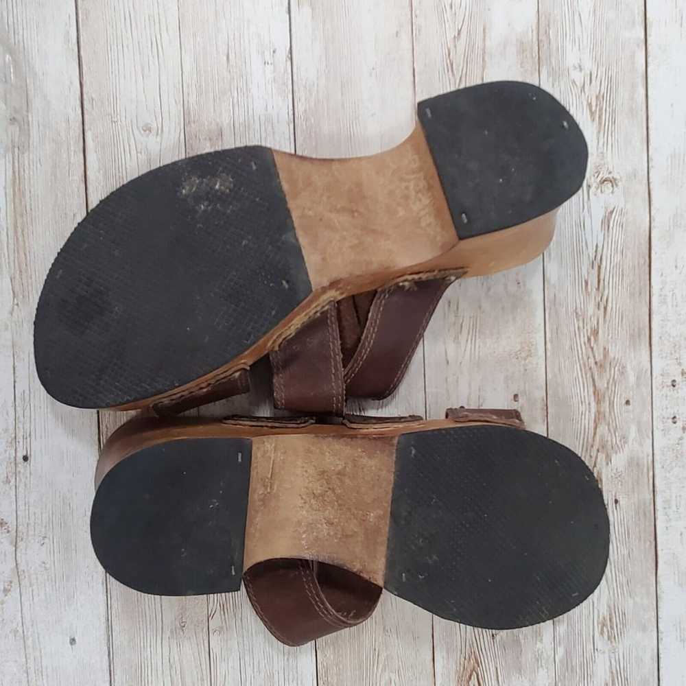 Y2K Candie's Wooden Chunky Heels w/Platform, VTG … - image 9